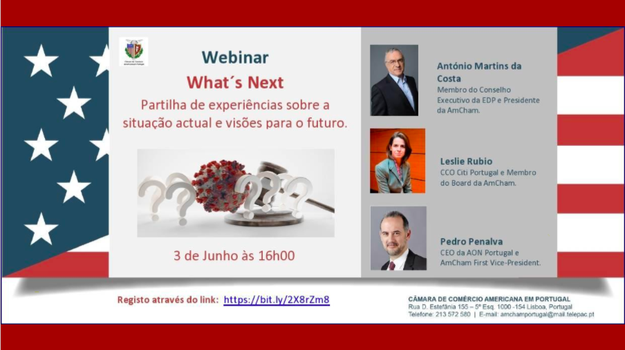 Webinar AMCHAM: What’s Next – Sharing experiences about the current situation and visions for the future